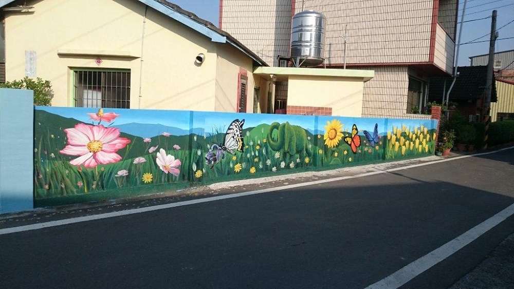 各村鄰基礎建設—彩繪壁面彩繪-春滿人間