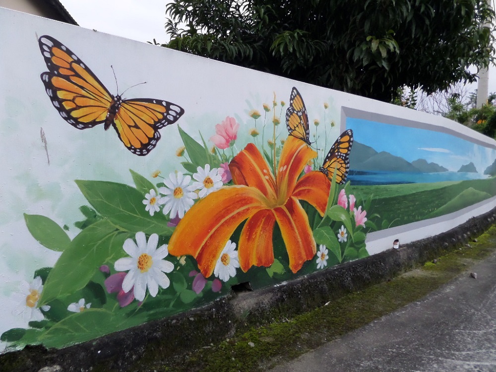 各村鄰基礎建設—彩繪壁面彩繪-花團錦簇