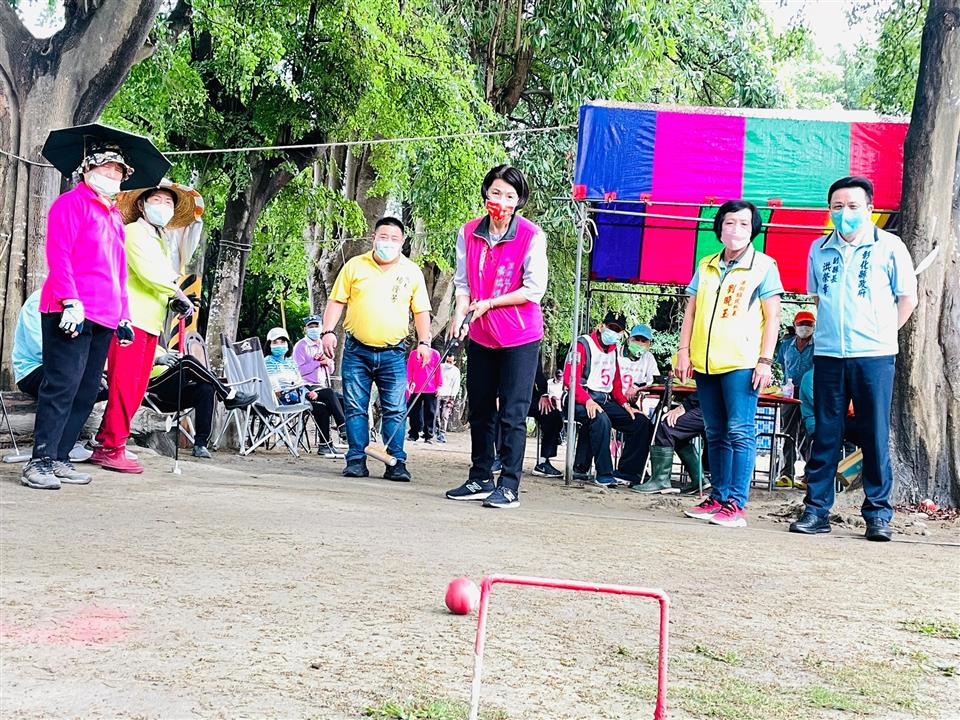 04月份鎮政活動剪影1110423鎮長杯跨縣市老人槌球賽-正式開打