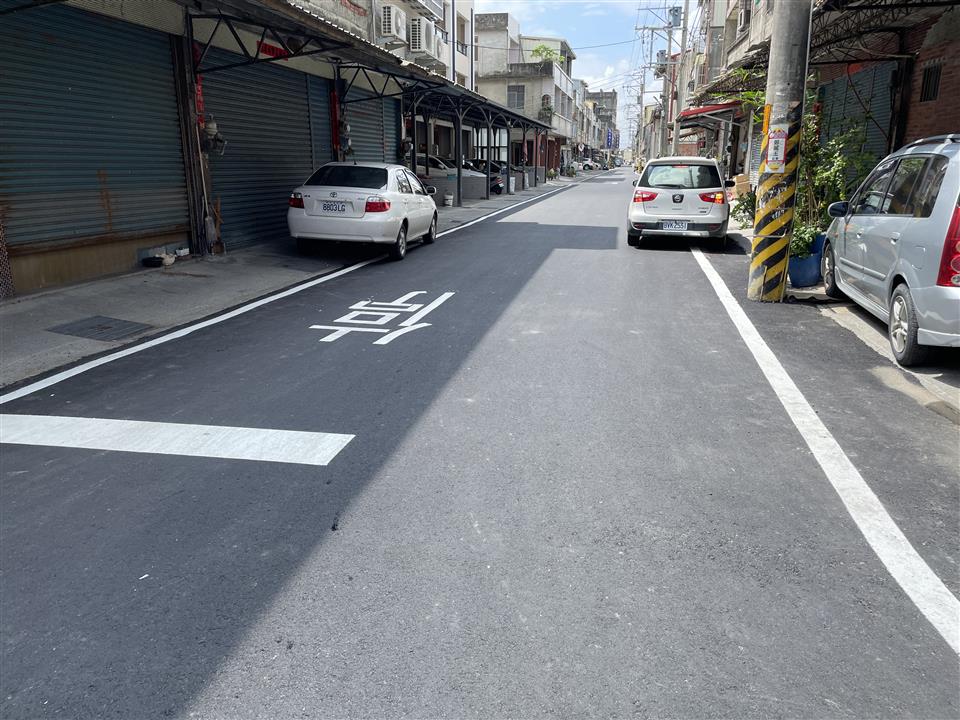 埤頭鄉中和、庄內村廟前路、彰水路一段298巷等路面改善工程廟前路施工後