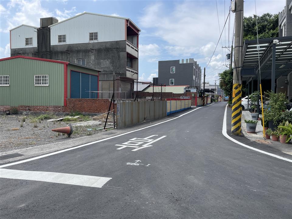 埤頭鄉中和、庄內村廟前路、彰水路一段298巷等路面改善工程庄內村光明路290巷施工後