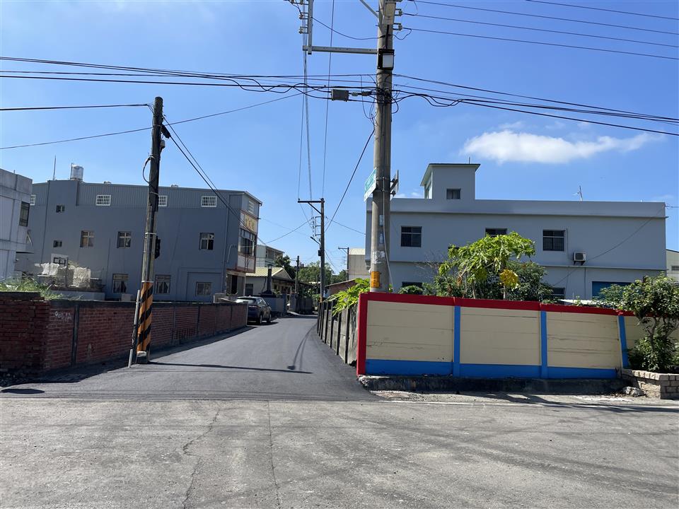埤頭鄉庄內村光明路、溪林路261巷等路面改善工程光明路301巷施工後