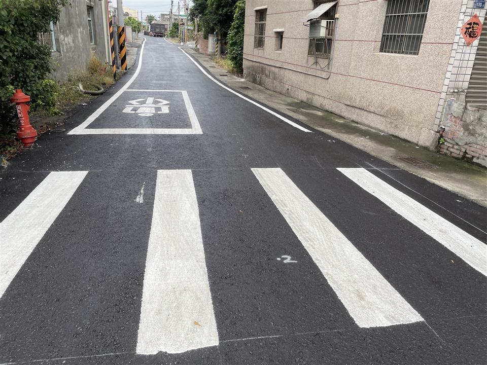 埤頭鄉庄內村彰水路一段172巷、光明路121、160、232巷等路面改善工程彰水路一段172巷施工後