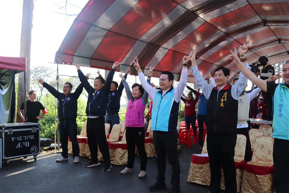 2025彰化縣埤頭鄉母親河畔木棉花季親子健行活動鄉長.貴賓暖身運動