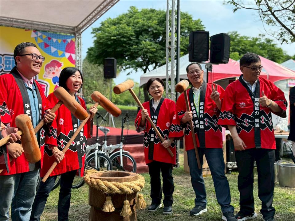 2026彰化縣埤頭鄉米是優童樂會活動開幕式~日式搗麻糬秀1