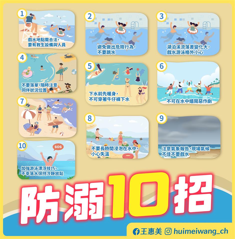 大村鄉災害防救專區防溺10招