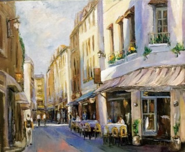 大地之美~游惠娜油畫個展大地之美-街景