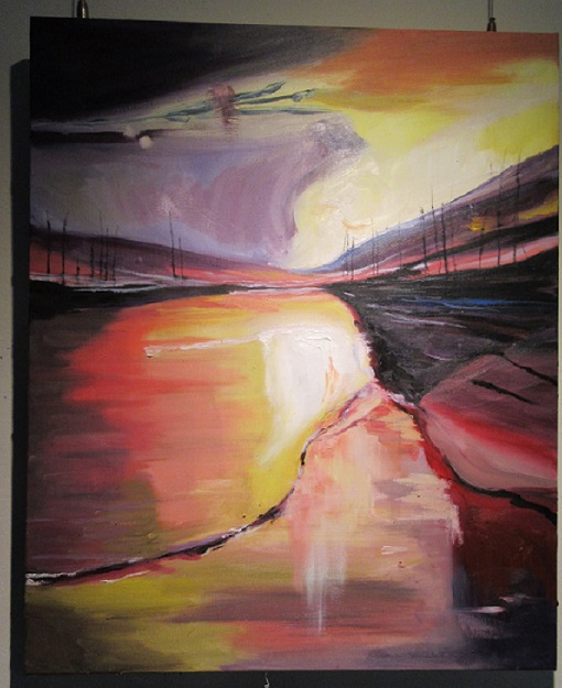 藝脈鄉傳-大葉大學造形藝術學系師生作品聯展大葉大學造藝系師生聯展-黃昏